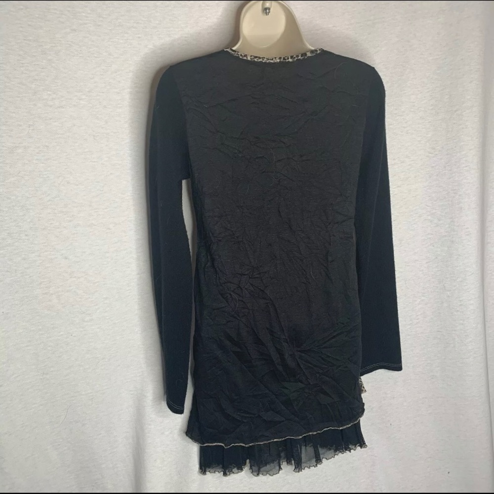 4/$35 Jane & John Top Layered sheer Animal Print - Picture 7 of 8